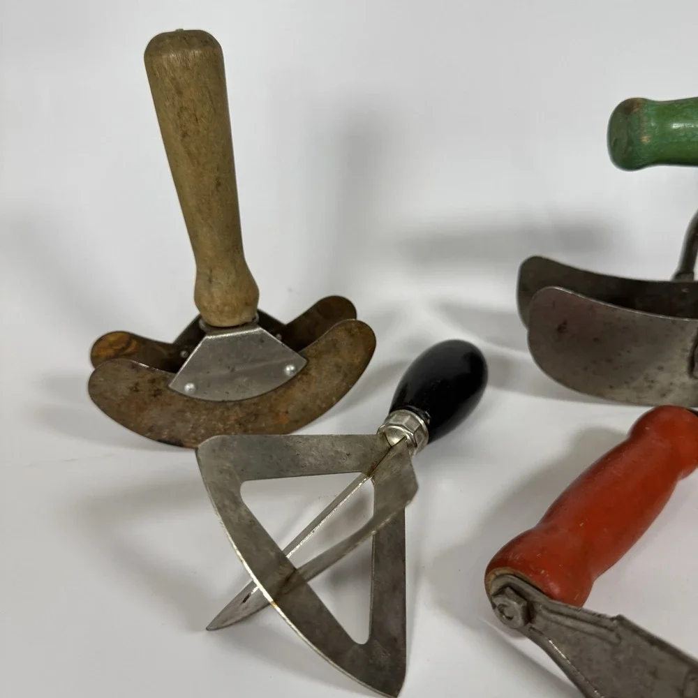 Vintage Kitchen Utensil Set Of 5 Androck Ekco Chief‎ Choppers Pastry Dough Tools